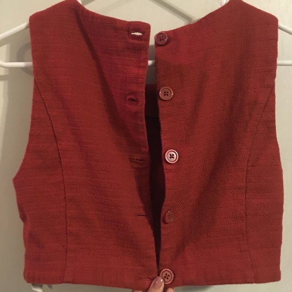 Forever21 Orange Crop Top - Picture 3 of 4